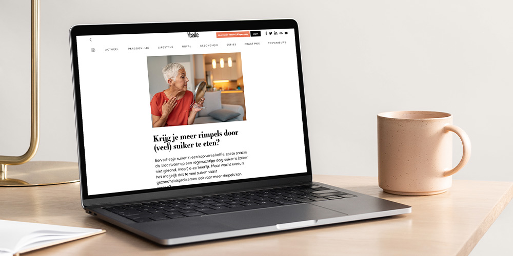 Libelle | Rimpels door suiker