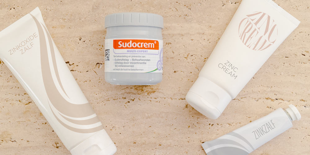 Producten met zinkoxide