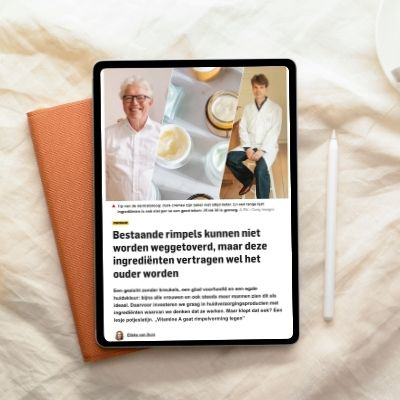 Dr. Jetske Ultee in AD over ingrediënten tegen huidveroudering